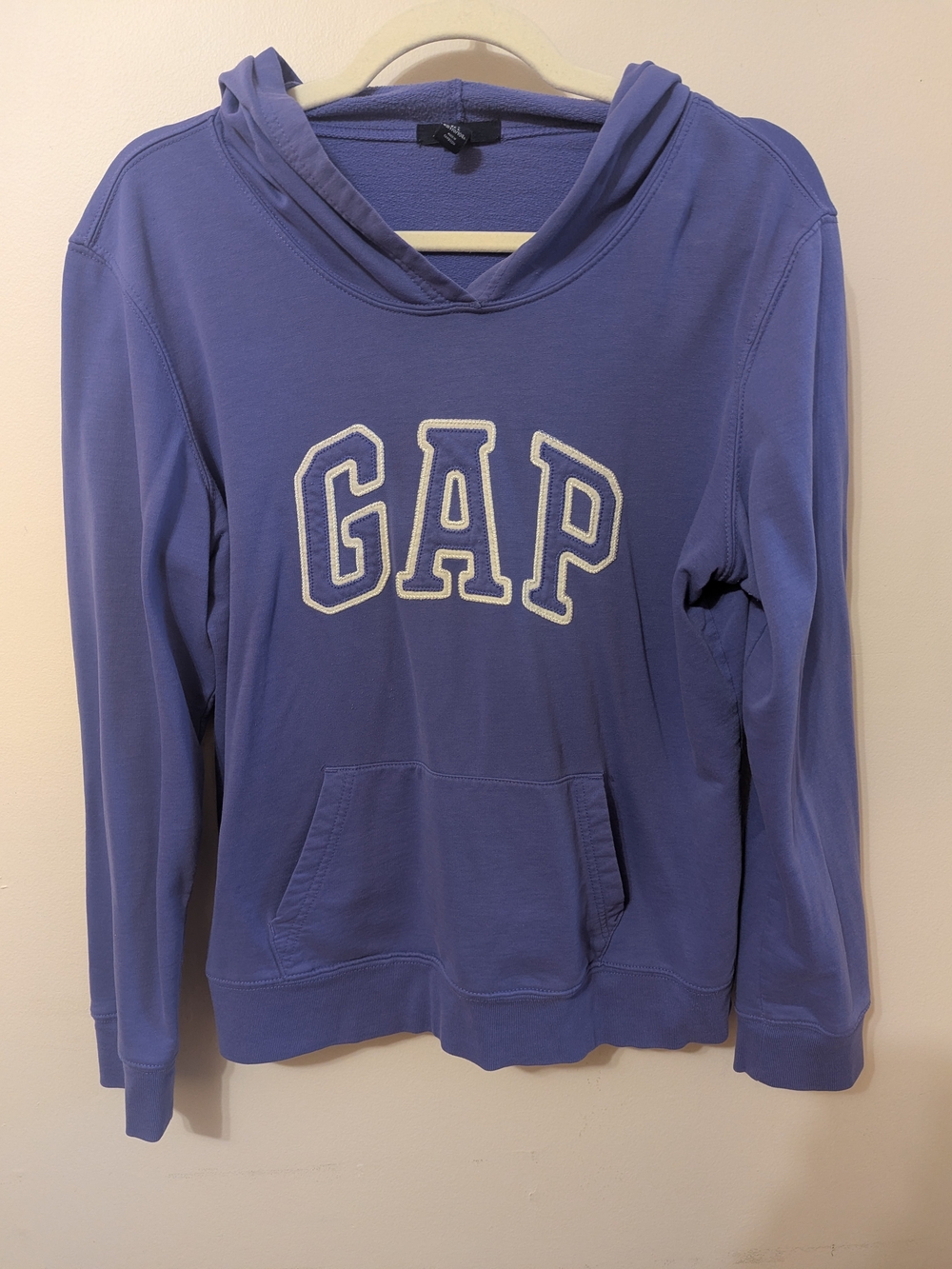 GAP Purple Hooded Sweatshirt with White Logo